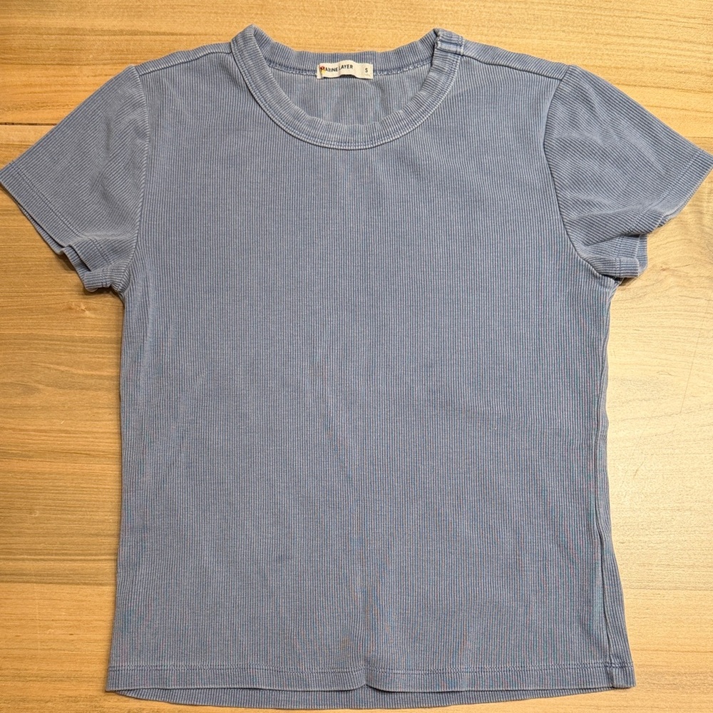 Lexi Rib Sun- In Crew Tee